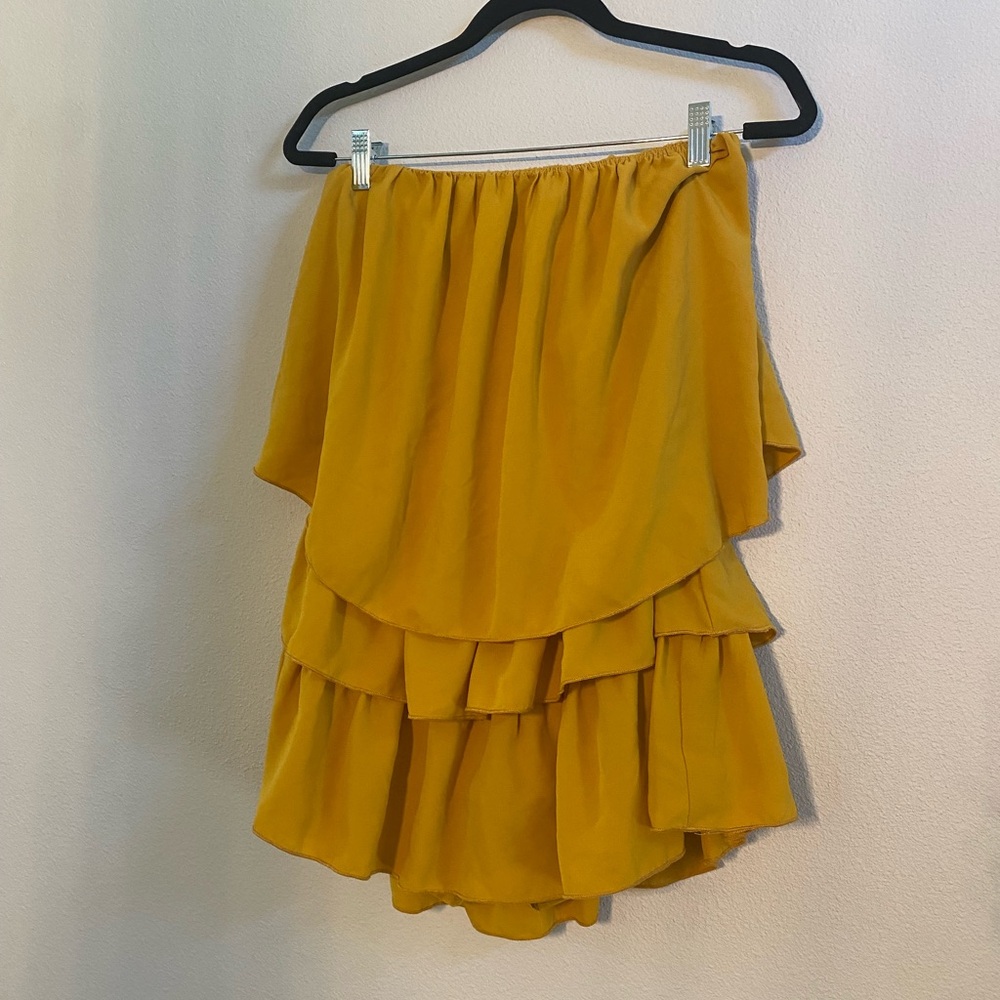 Yellow skort romper